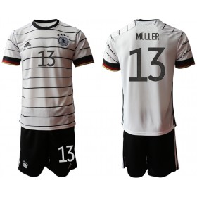 Fußballtrikots Deutschland MULLER 13 Kinder Euro 2020 Kurzarm Heimtrikotsatz kaufen